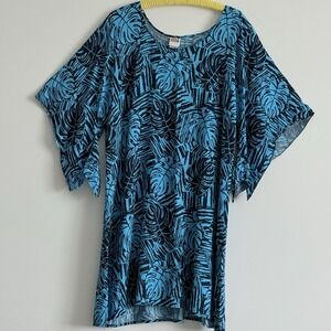 Beach‎ Cover Up Dress women's XL Island Resort Luau Party Comfort Lounge XL